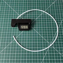 Original Prusa Enclosure Left Filament Guide and Adjustable Thermometer Bracket Combo