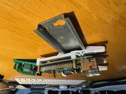 Raspberry Pi 3, 4, 5 low profile DIN Rail Mount