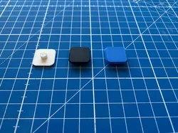 Simple low-profile keycap