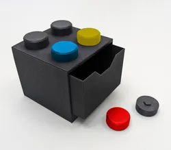 Stackable Lego inspired Storage Box
