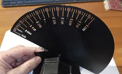 Surface angle measurement tool 90-180 degrees.