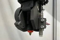Trilab DeltiQ 2 printhead modification to gain clearance