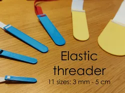 Ultimate flat elastic threader - multiple sizes