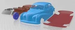 501 Saloon 1952 Printable Car 3D Print Model in Automotive 581492
