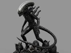 Alien (1979) - Xenomorfo "Big Chap" - Modelo de impresión 3D gratuito