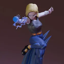 Android 18 Dragon Ball 3D Print Model in Woman 582852