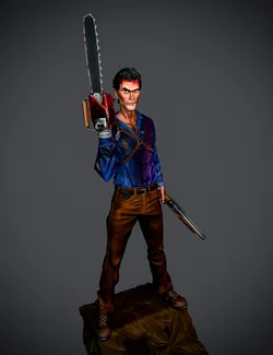 Ash Williams - The Evil Dead 2 3D Print Model in Man 582352