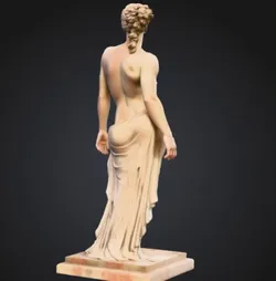 Blindfolded Muse – Classical Statue for 3D Printing
