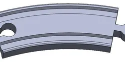 Curve 30 degree radius large for wooden railroad (5988-02.00)
