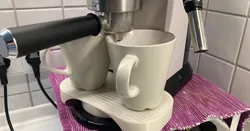 Delonghi Coffemachine adapter for two cups