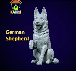 Dog - German Shepherd Dog model - 3D print 3D Print Model in Animals 582760