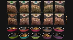 Food in a Bowl Cat Dog Pet Zoo Set