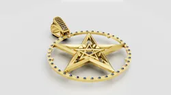 Geometric pendant 3D Print Model in Pendants 581917