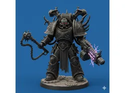 Grimdark Sci-Fi Tactical Operative STL ,Wargaming
