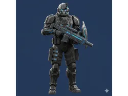 Grimdark Sci-Fi Veteran Enforcer Miniature ,Wargaming
