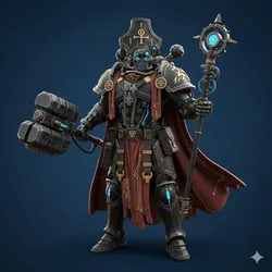 Grimdark Sci-Fi Veteran Soldier Tabletop Miniature ,Wargaming