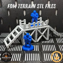 Industrial Sci-Fi Industrial Walkway Scatter Terrain