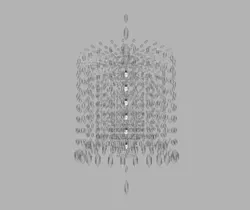 Low poly chandelier OWENDAL
