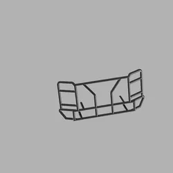 Props & Terrain STL تنزيل - Simple brush  quard for a 2025 chevy 2500 - Emanuel Chmielowski