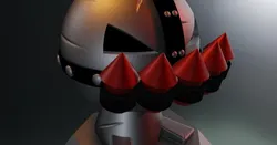 Rocketeer bobblehead from Smashing four game