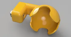 Squash ball spider foot for 3D printers