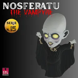 STL File Nosferatu 1922 - Nosferatu the Vampyre 1979 Chibi Vampire Horror Miniature 3D Print 3D Print Model in Figurines 583524