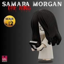 STL File Samara The Ring Chibi Style 3D Printable Horror Miniature 3D Print Model in Figurines 583365
