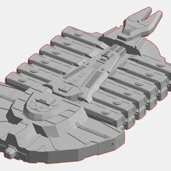 Cardassian Cargo transport - star trek