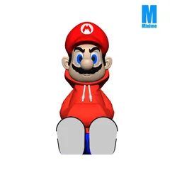 Construction Toys STL Download - Seated Super Marioby MiniMe_3d