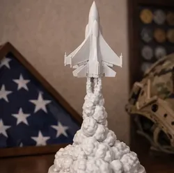 Creality Cloud | Skyward Valor Jet Launch Desk Statue | ملفات الطابعة ثلاثية الأبعاد