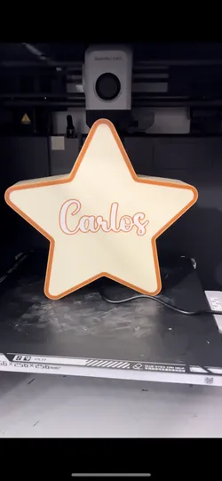 Estrella con luz