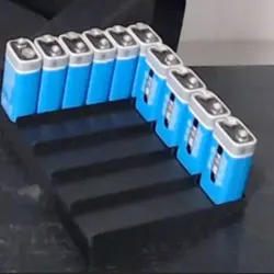 Fișiere pentru imprimante 3D | Fișier 3MF | 9V Battery holder automatic sorting