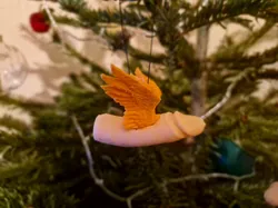 Flying Cock Christmas Tree Decoration