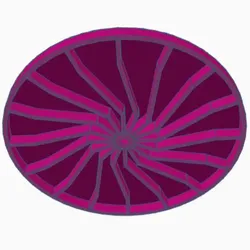 Frisbee disc flyer (bounces back!)