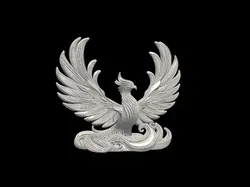 Majestic Phoenix Sculpture - Rebirth Mythical Bird
