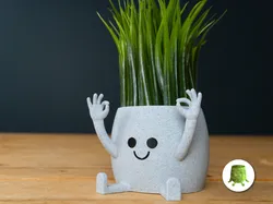 OK Hand Sitting Pot