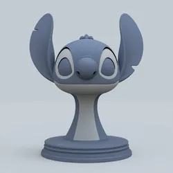 Other STL Descărcare - Stitch Headphone Holder – Lilo & Stitch Inspired - DiErModels