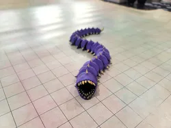 Purple Worm Articulated