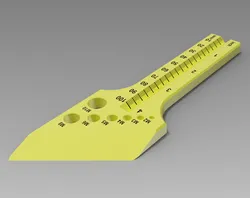 Scrape Measure - Print Bed Scraper