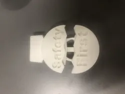 Snap-together "Safety First" Buckle 3D Print