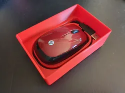 Stackable Gridfinity HP X1200 Wired Mouse Holder