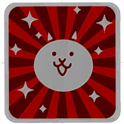 The Battle Cats Logo Coaster