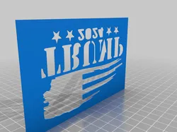 Trump 2024 stencil