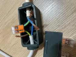 Wago AC cable connection box, quick connect, no tools