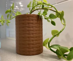 Woven Cylindrical Vase