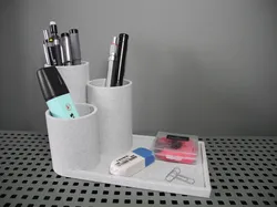 3 Tubes Desk Organizer