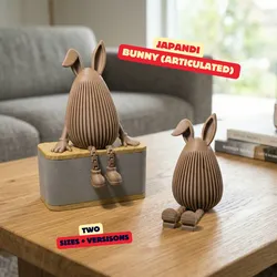 3D printer bestanden | 3MF | JAPANDI BUNNY - NORMAL VERSION (ARTICULATED) 🐰 - EASTERN