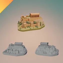 Acropolis of Athens Diorama – Monument Model STL and GLB for Home Decor, Display, and 3D Printing