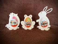 Chick and Rabbit Egg Holder (Kinder Surprise)