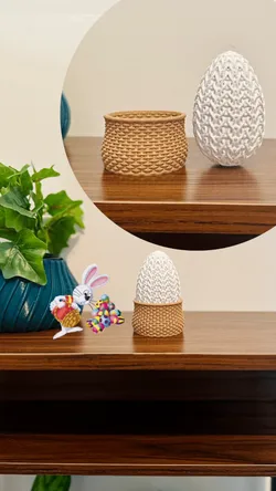 Easter Egg and Basket